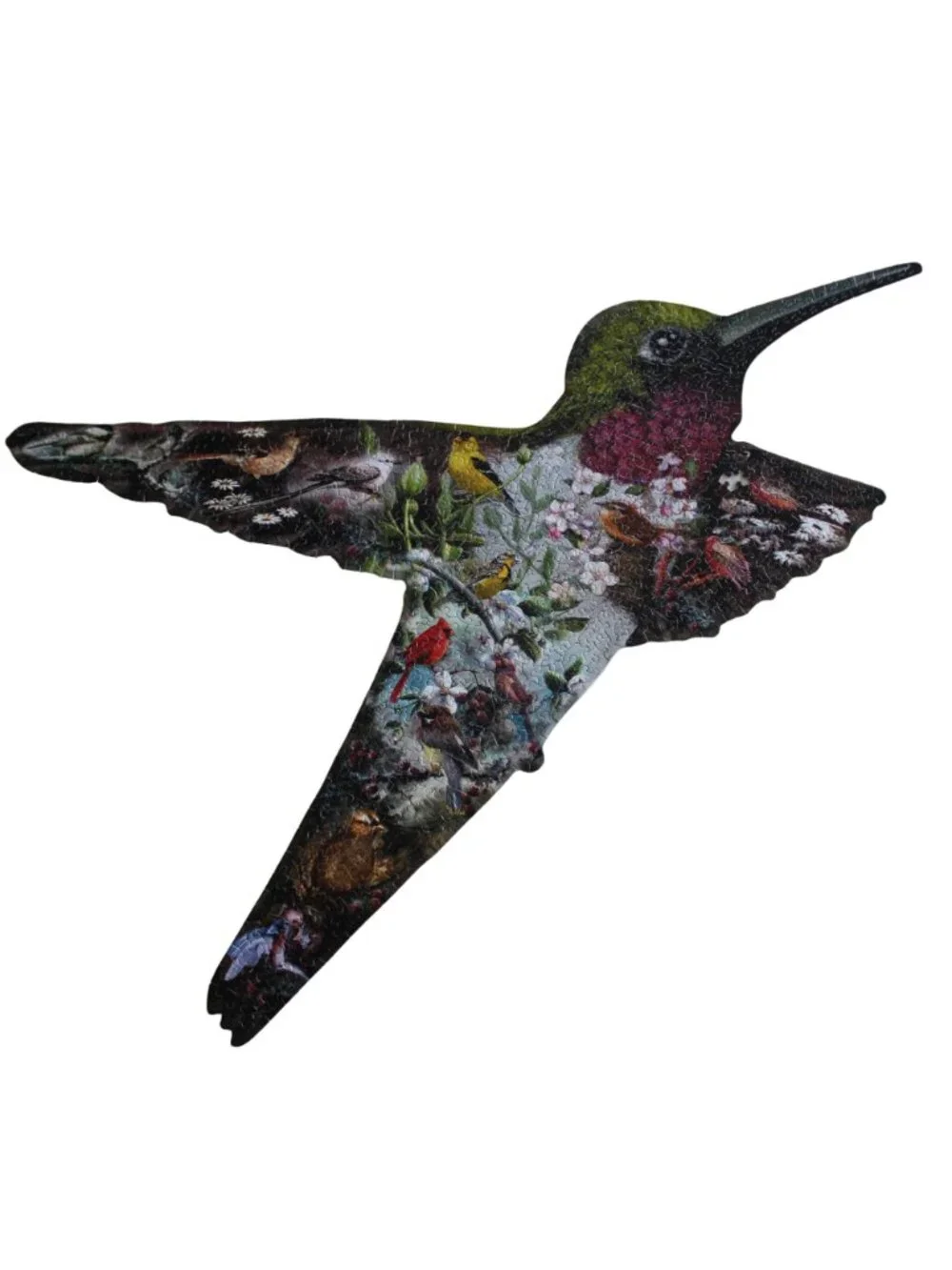 A Flicker Then Gone Hummingbird Shaped Serendipity 800pc Puzzle 65317